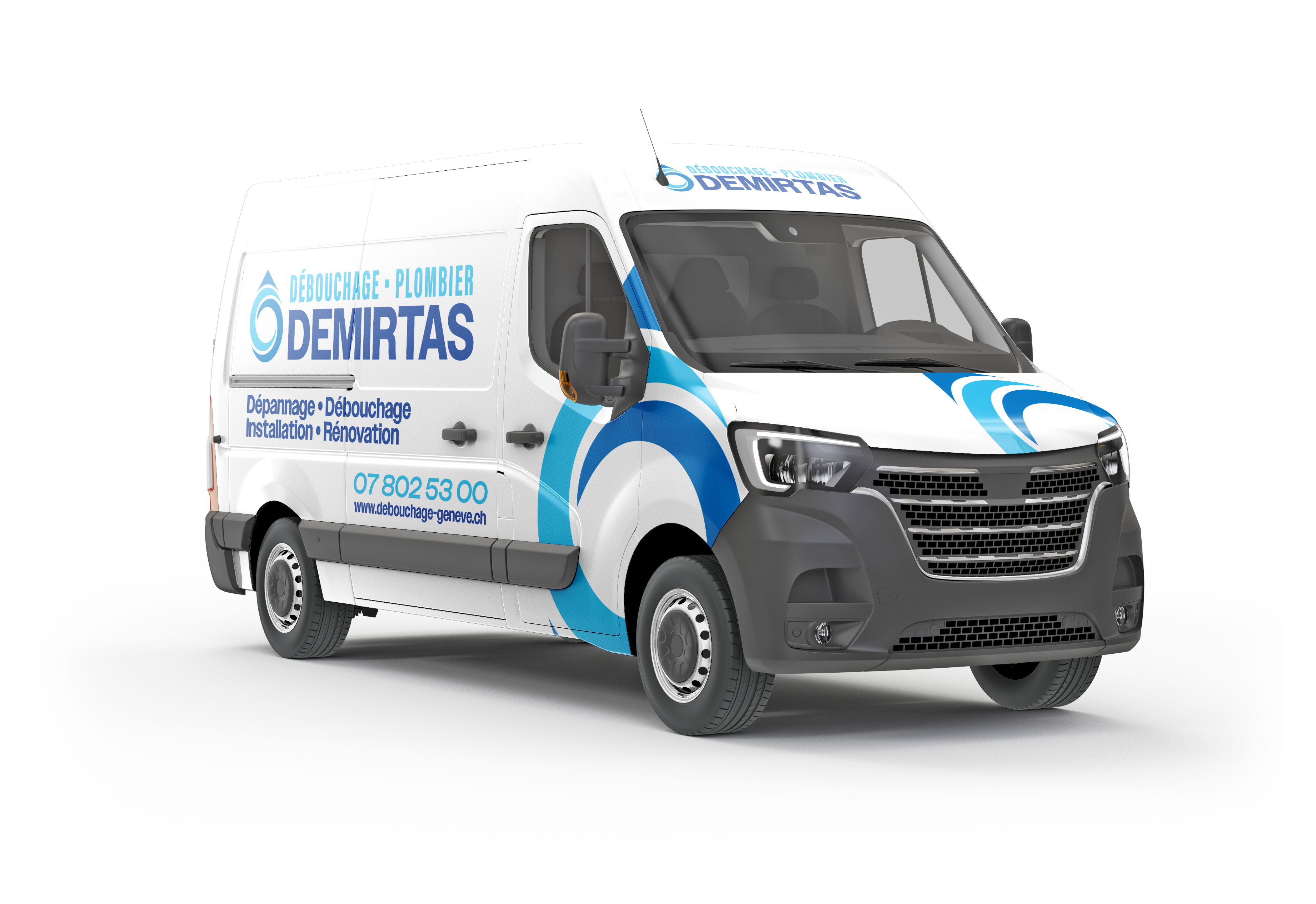 vehicule d'intervention demirtas plombier genève
