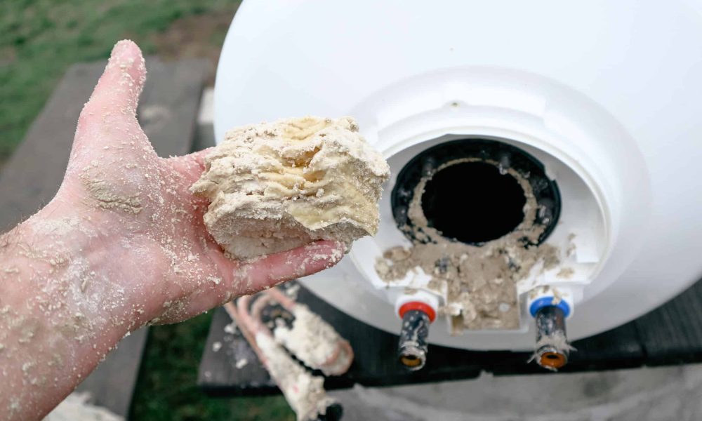Calcium deposits are lime mineral deposits that latch on to your heating elements of water heater often due to hard water. Electric Water Heater Maintenance and Repair